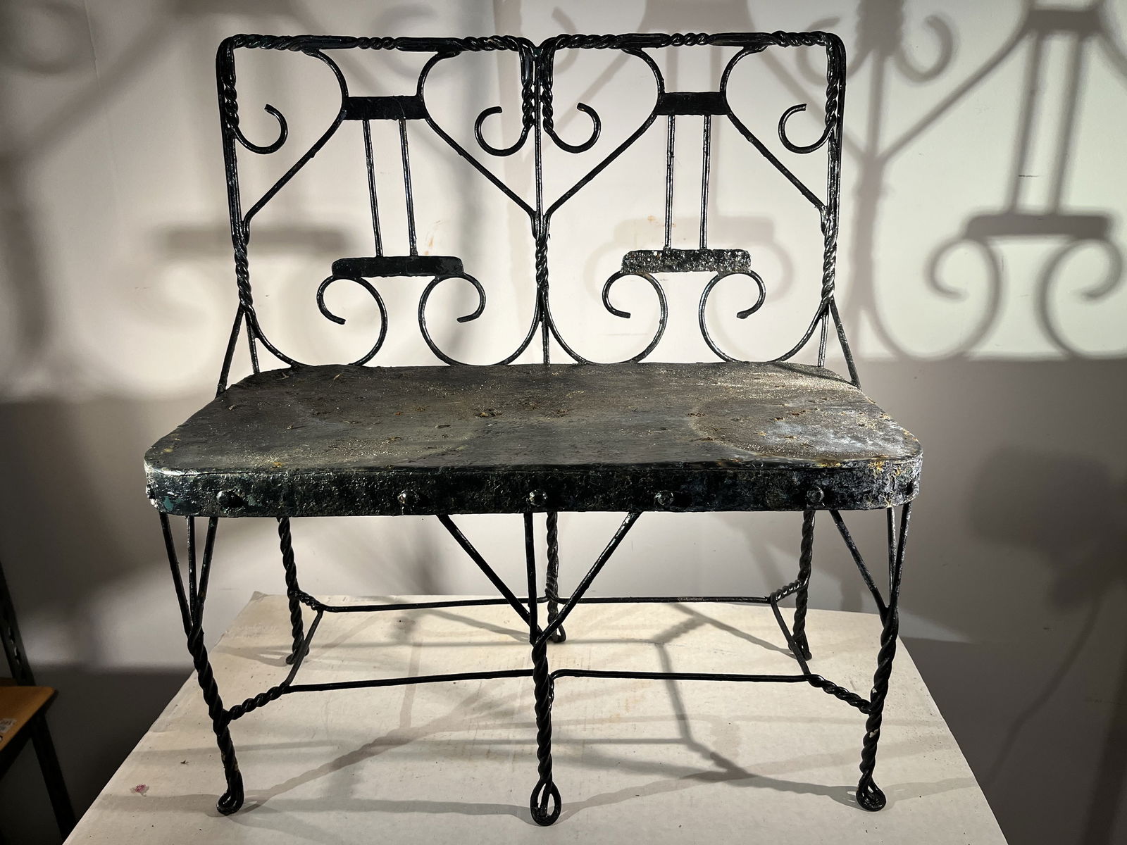 Child's Bent-Wire Bench (1 of 4)