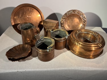 Collection of Antique Copper Articles