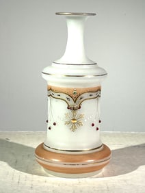 Opaline Glass Bottle, Circa 1900