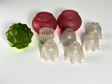 9 Glass Lamp Shades