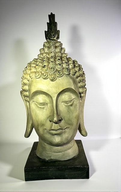Plaster Buddha Head (1 of 4)