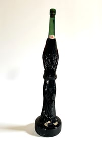 Figural Wine Bottle