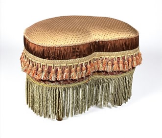 Heart-Shaped Victorian Ottoman