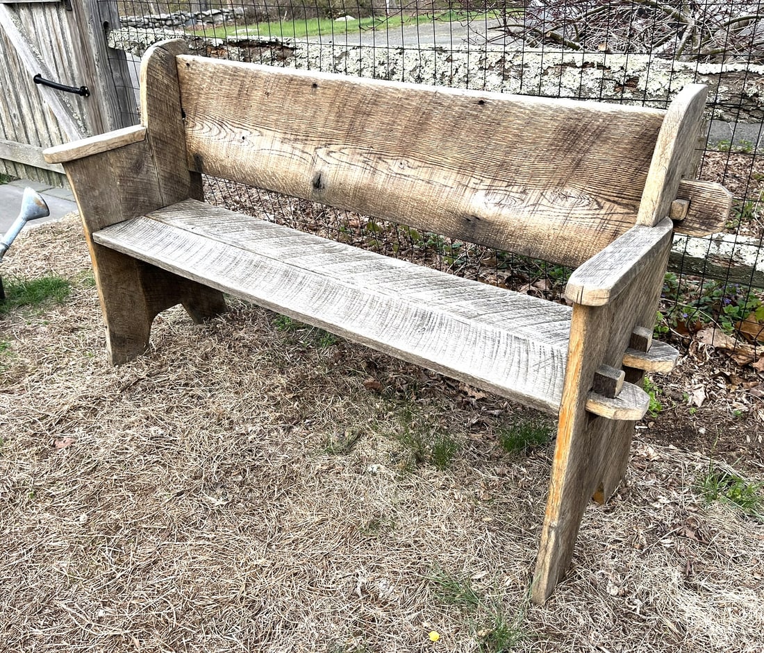 Rustic Garden Bench - 2