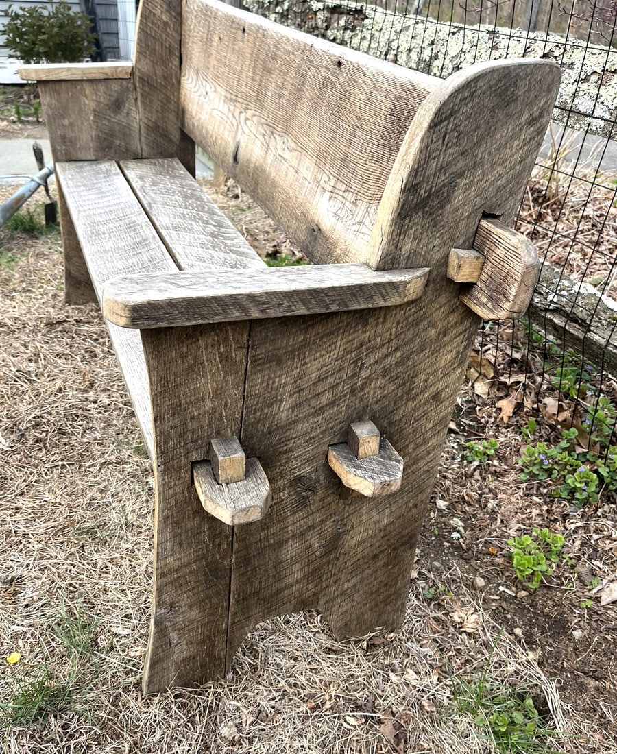 Rustic Garden Bench - 3