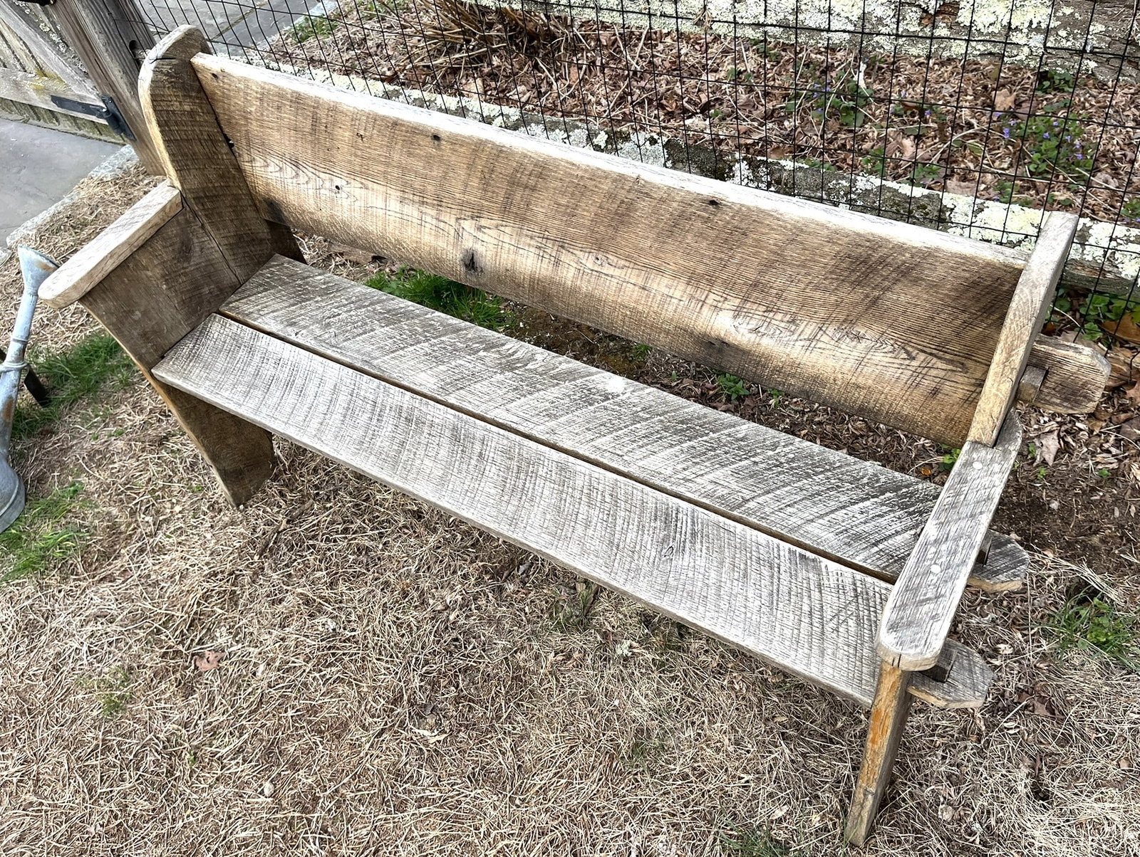 Rustic Garden Bench - 4