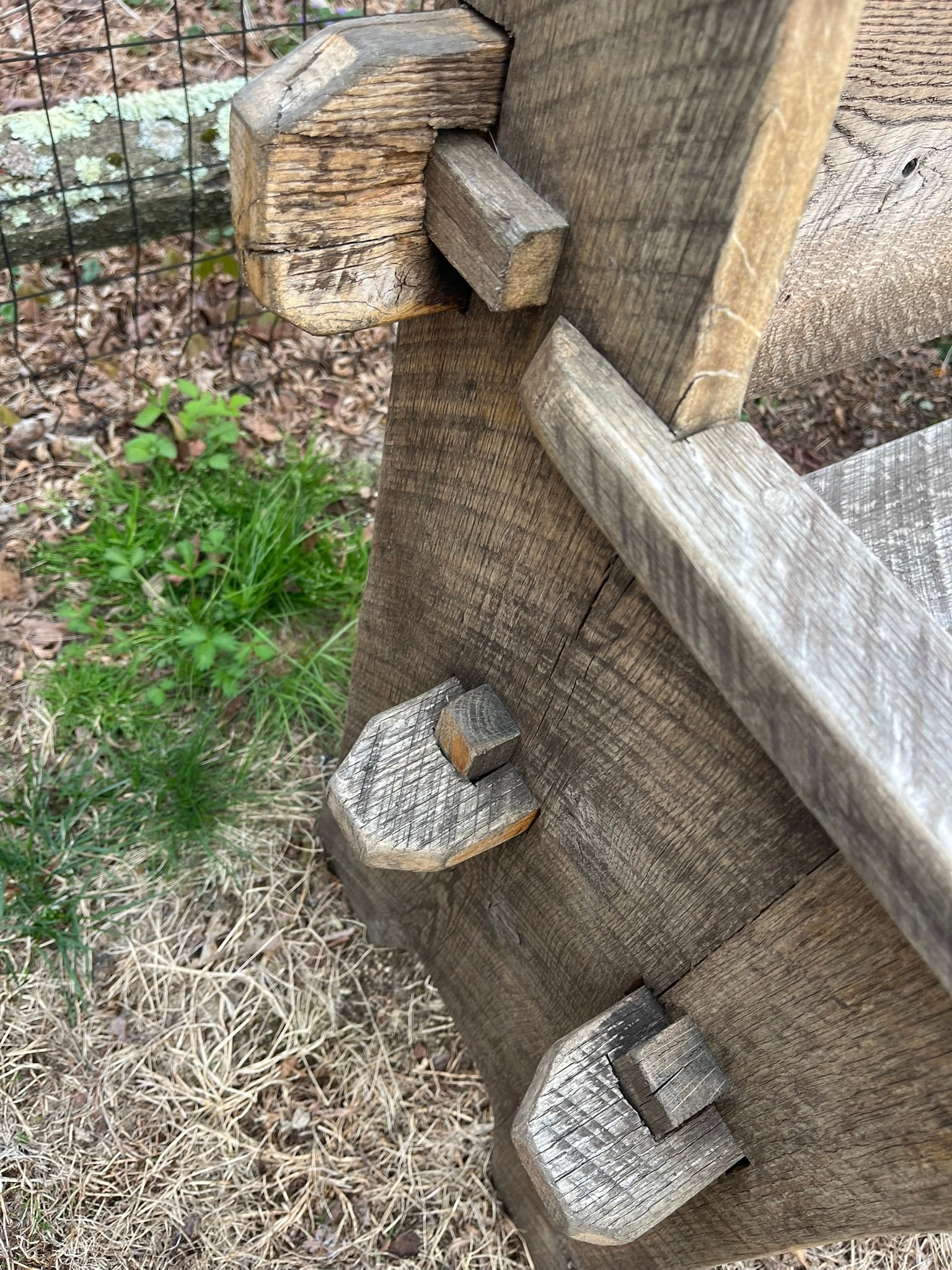 Rustic Garden Bench - 8