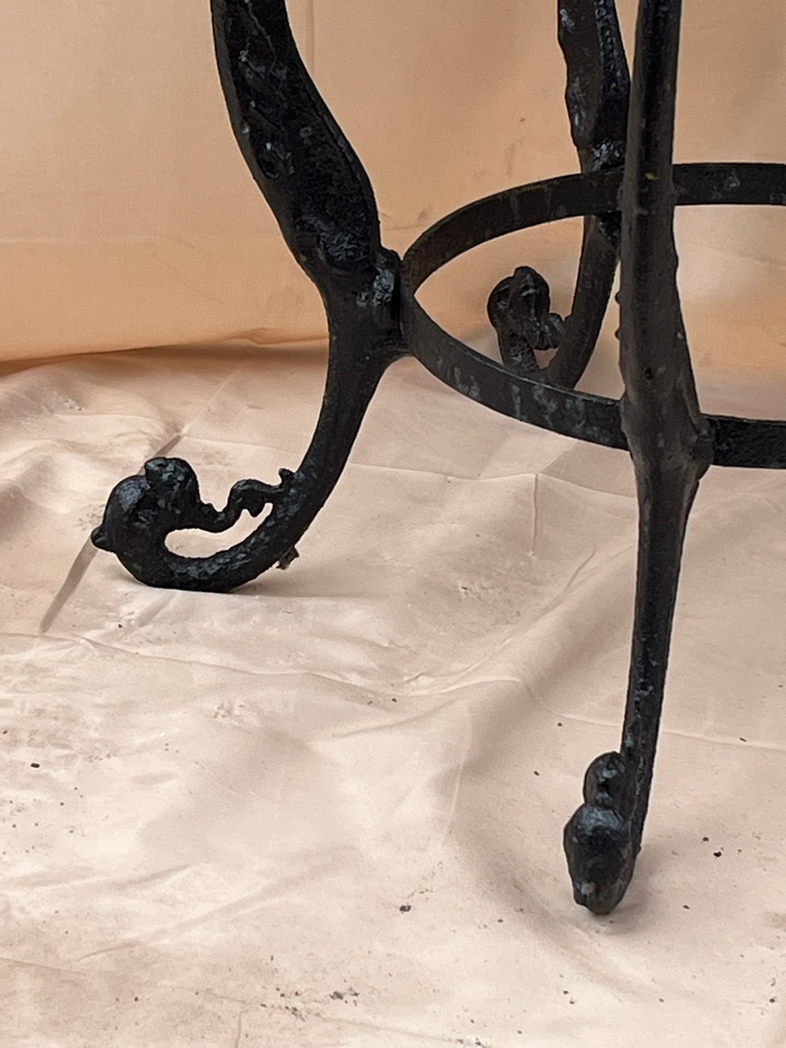 Wrought Iron Table Base - 3