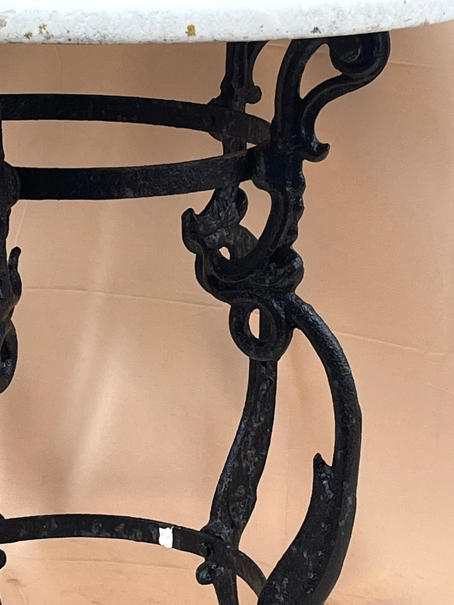 Wrought Iron Table Base - 4