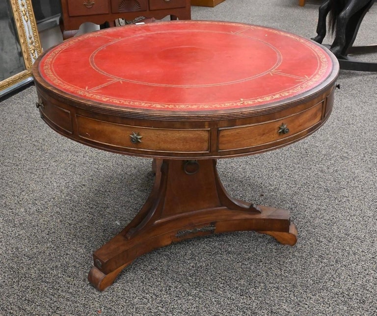 Regency Style Drum Table - 2