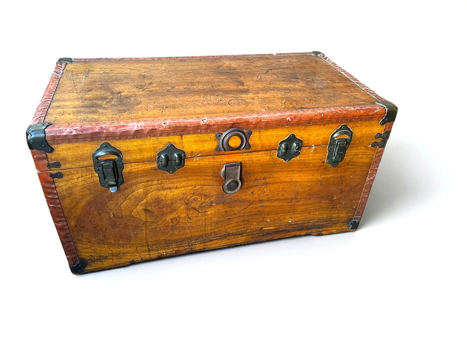 Country Cedar Chest: A country cedar chest, 19th century. 21" d x 38" w x 19" h