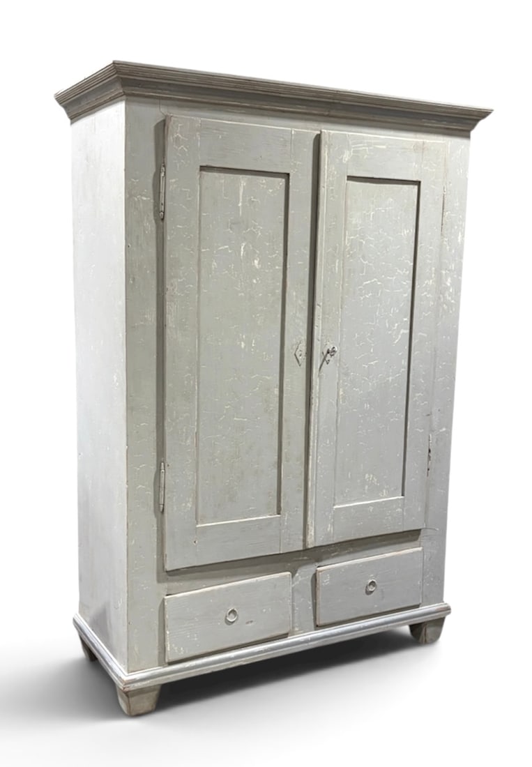 Swedish Painted Armoire (1 of 10)