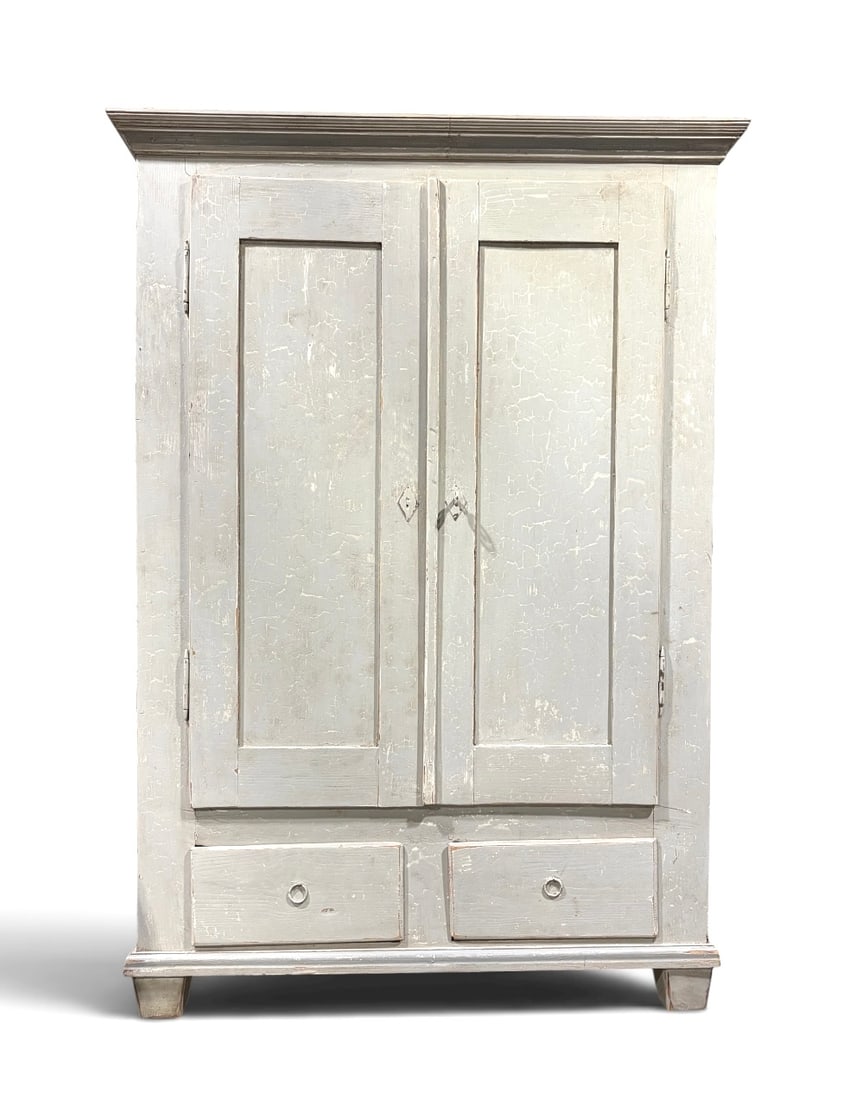 Swedish Painted Armoire - 2