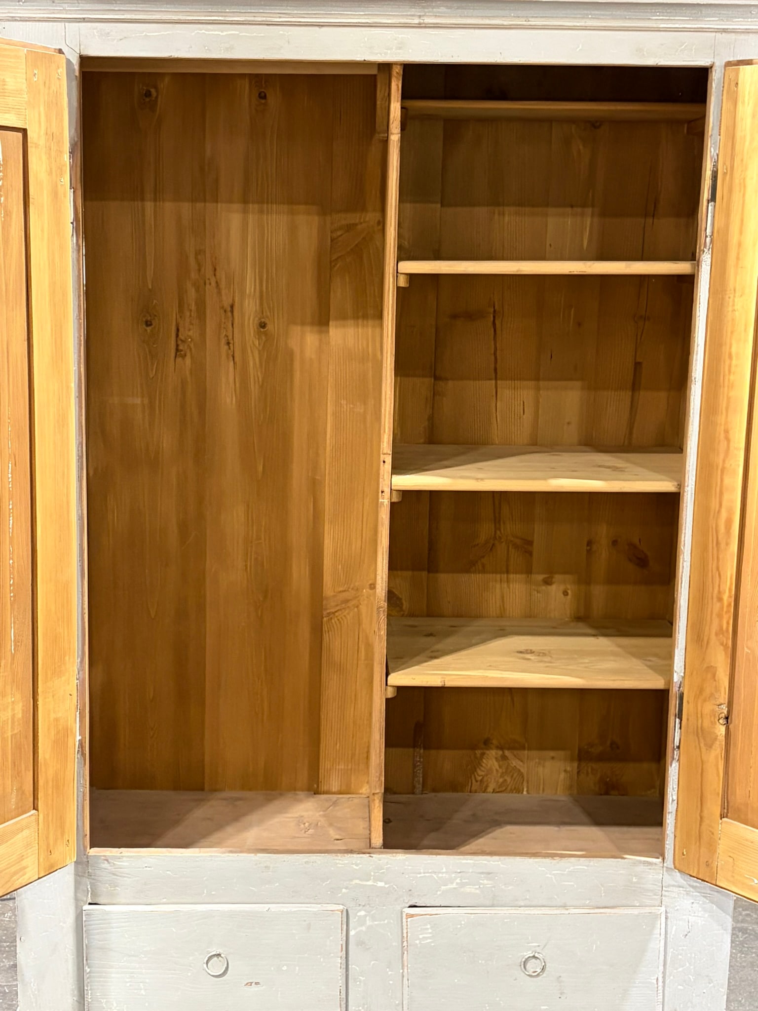 Swedish Painted Armoire - 6