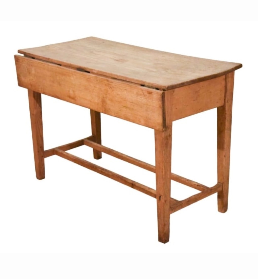 Scrubbed Pine Drop-leaf Serving Table - 2
