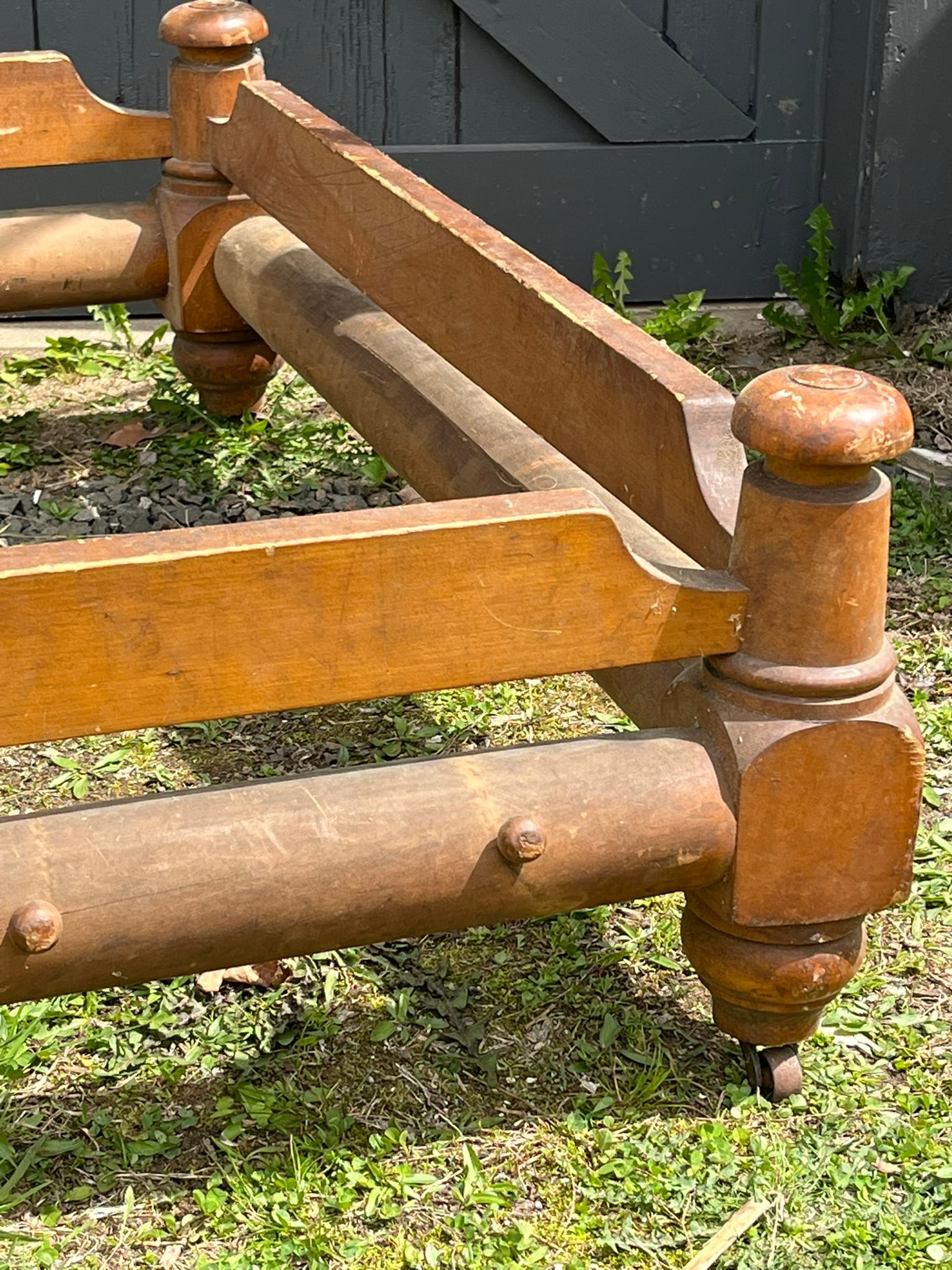 Antique Trundle Bed - 4