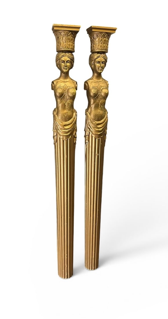 Pair of Giltwood Caryatids (1 of 4)