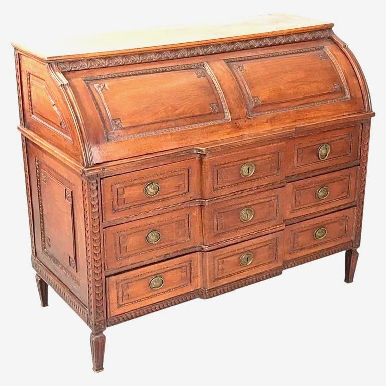 Louis XVI Cylinder Desk, 18th Century (1 of 8)