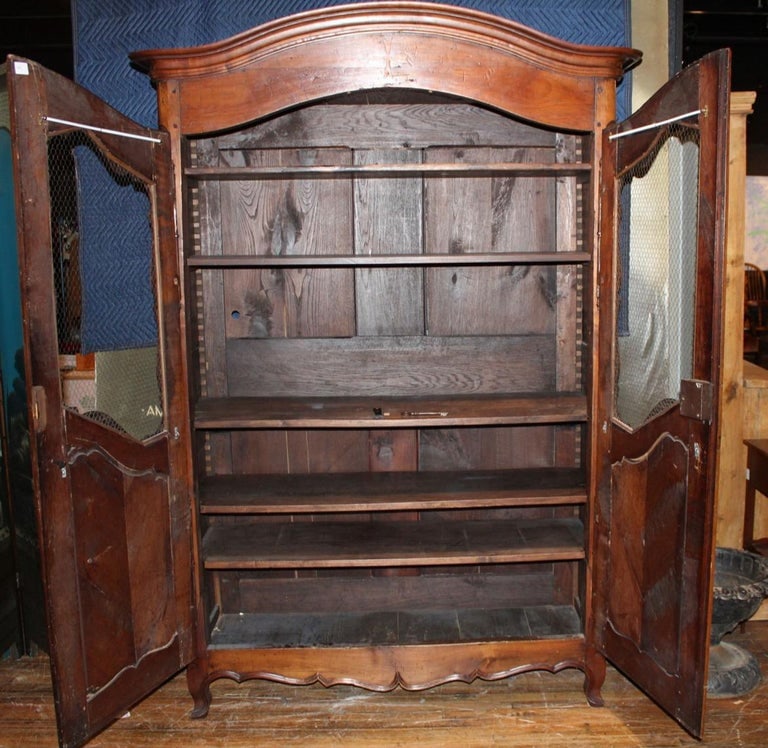 French Louis XV Bookcase, Cherry - 3