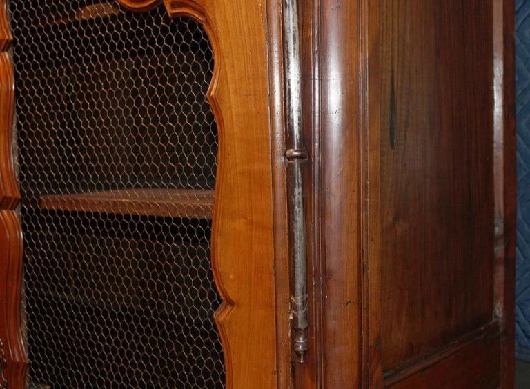 French Louis XV Bookcase, Cherry - 5