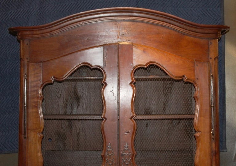 French Louis XV Bookcase, Cherry - 6