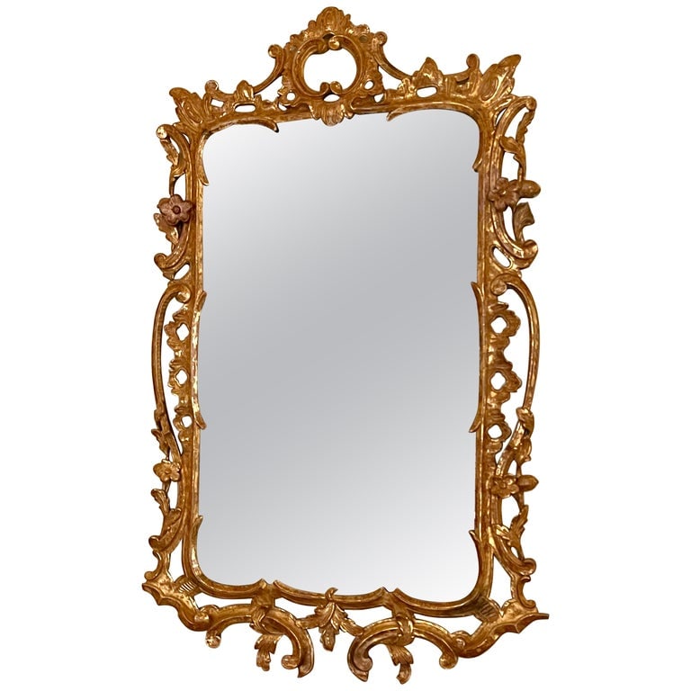 French Louis XV Style Mirror,19th Century (1 of 8)