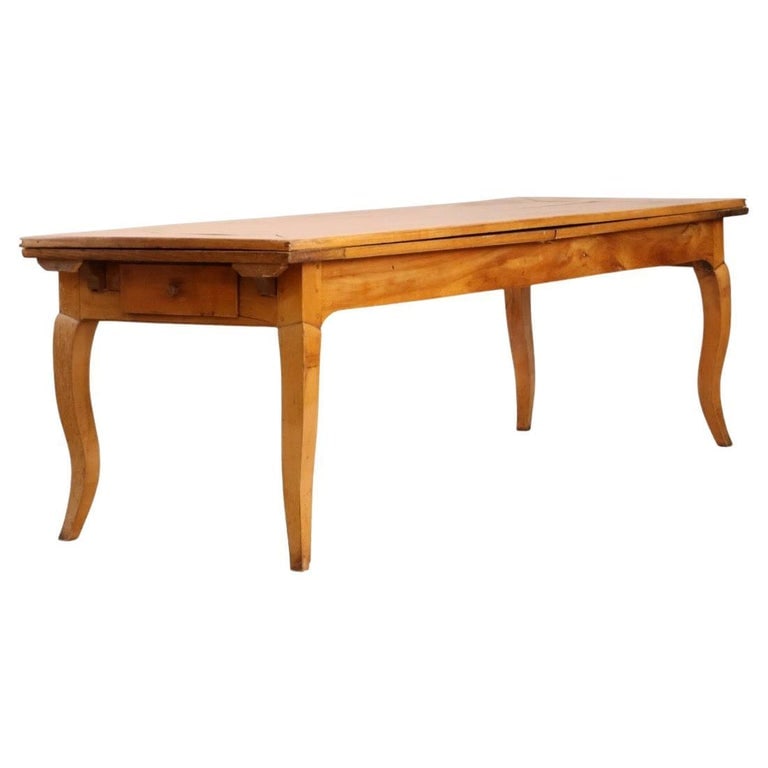 French Louis XV Expanding Farm Table in Cherry, Circa 1800 (1 of 10)