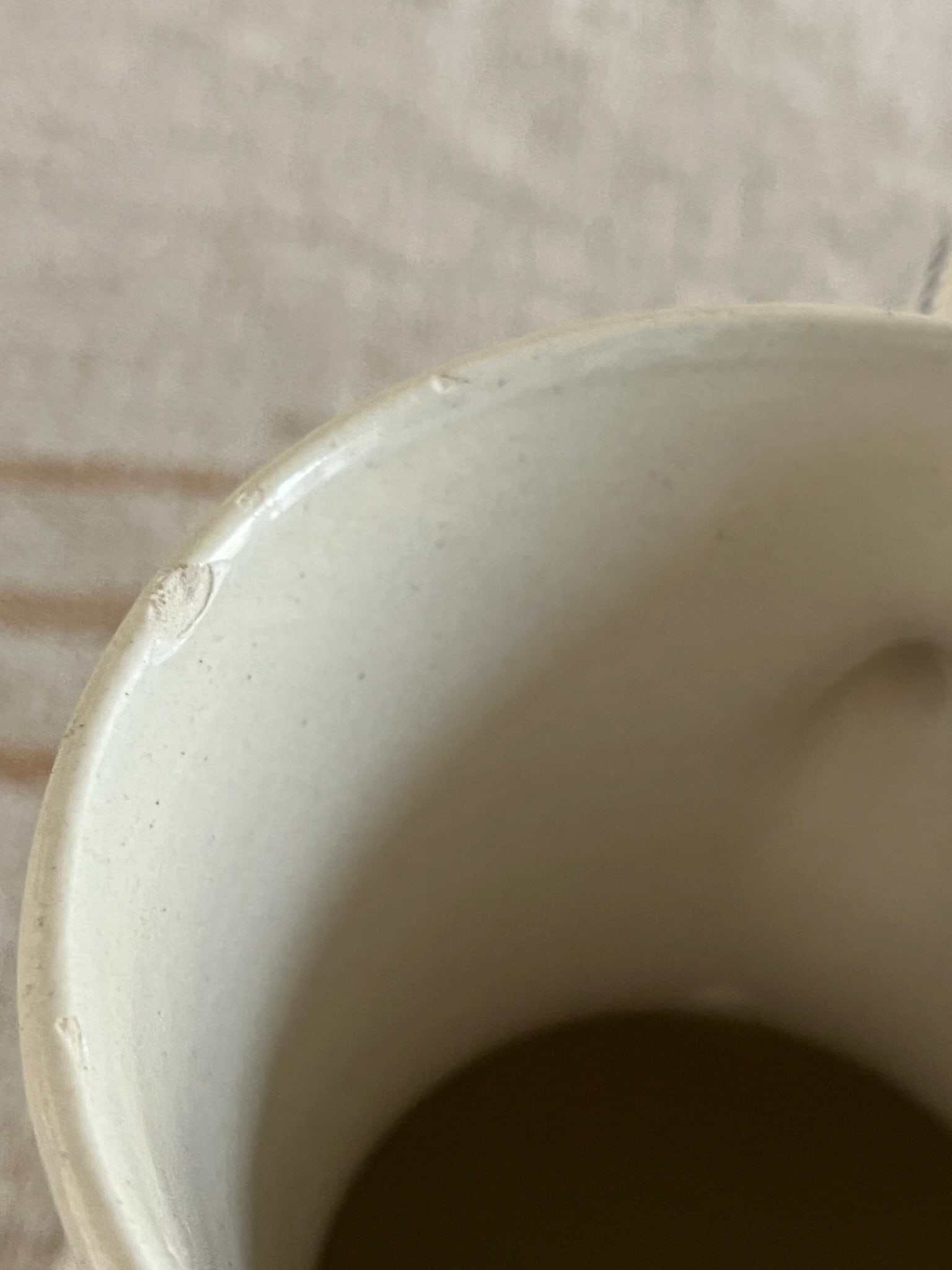 French Faience Blue and White Pitcher - 7