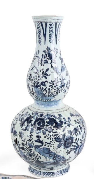 Dutch Double Gourde Delft Bottle (1 of 6)