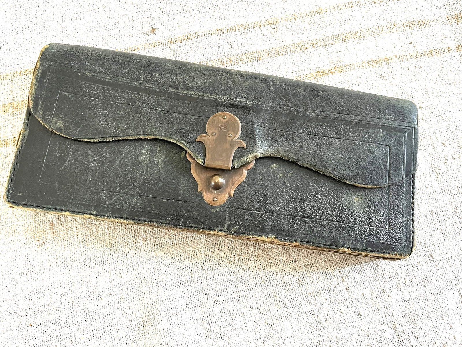 French Leather Pouch, 18th Century (1 of 6)
