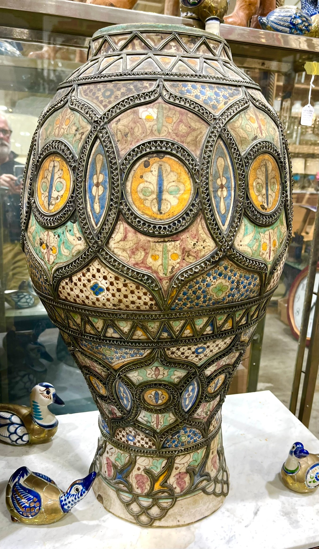 Large Moroccan Fez Vase - 2