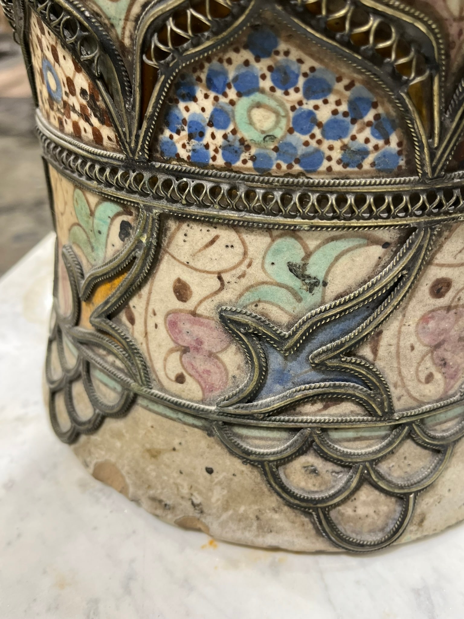 Large Moroccan Fez Vase - 3