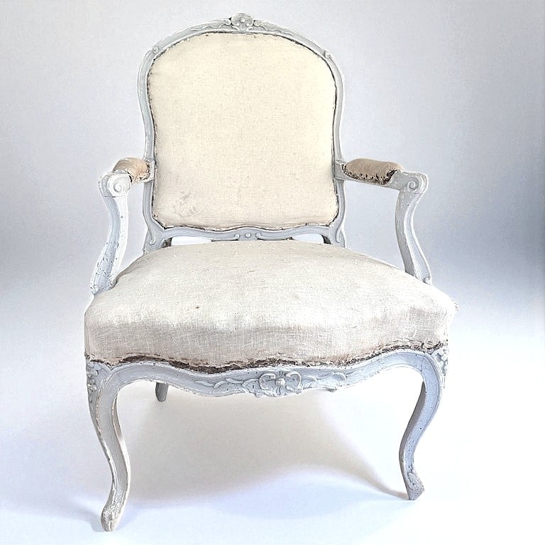 French Louis XV Fauteuil, Circa 1770 (1 of 9)