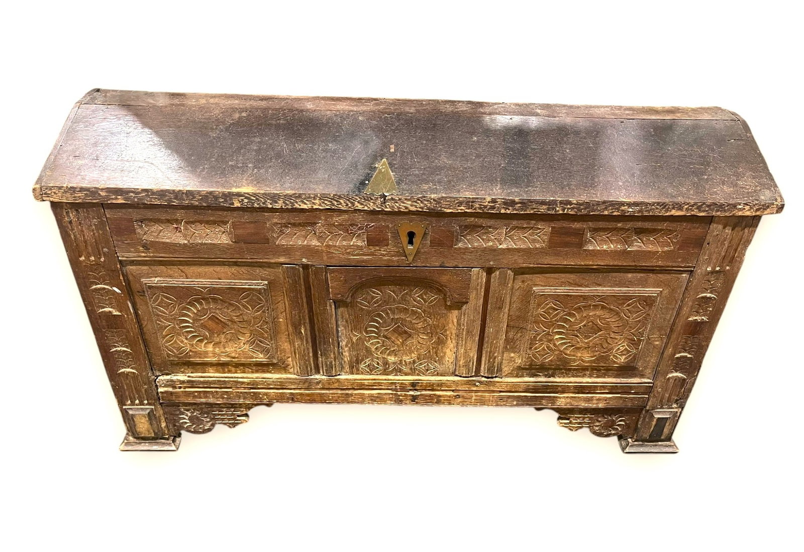 Early Dome-Top Chest, 18th Century Continental (1 of 10)