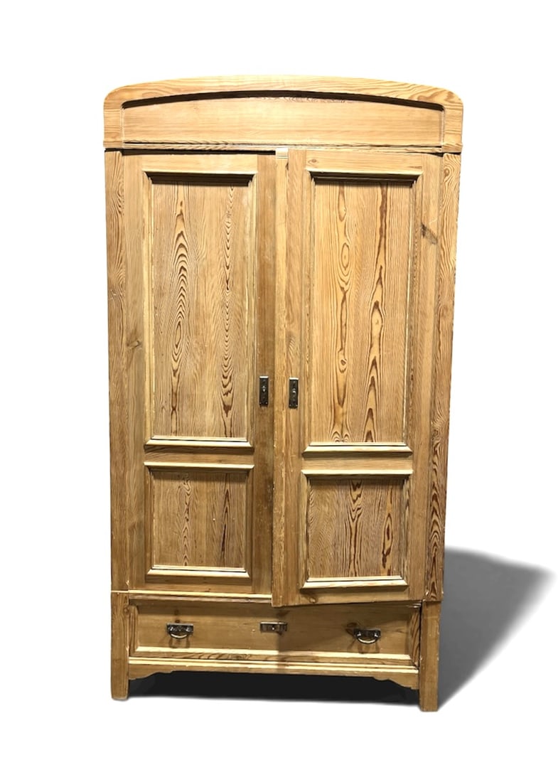 English Pine Armoire, Circa 1910 (1 of 8)