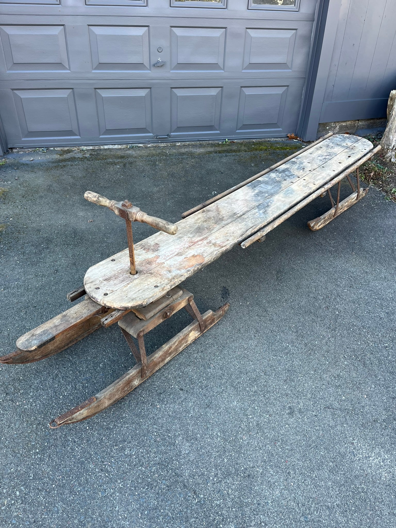 Early Racing Bobsled, Circa 1900 - 2