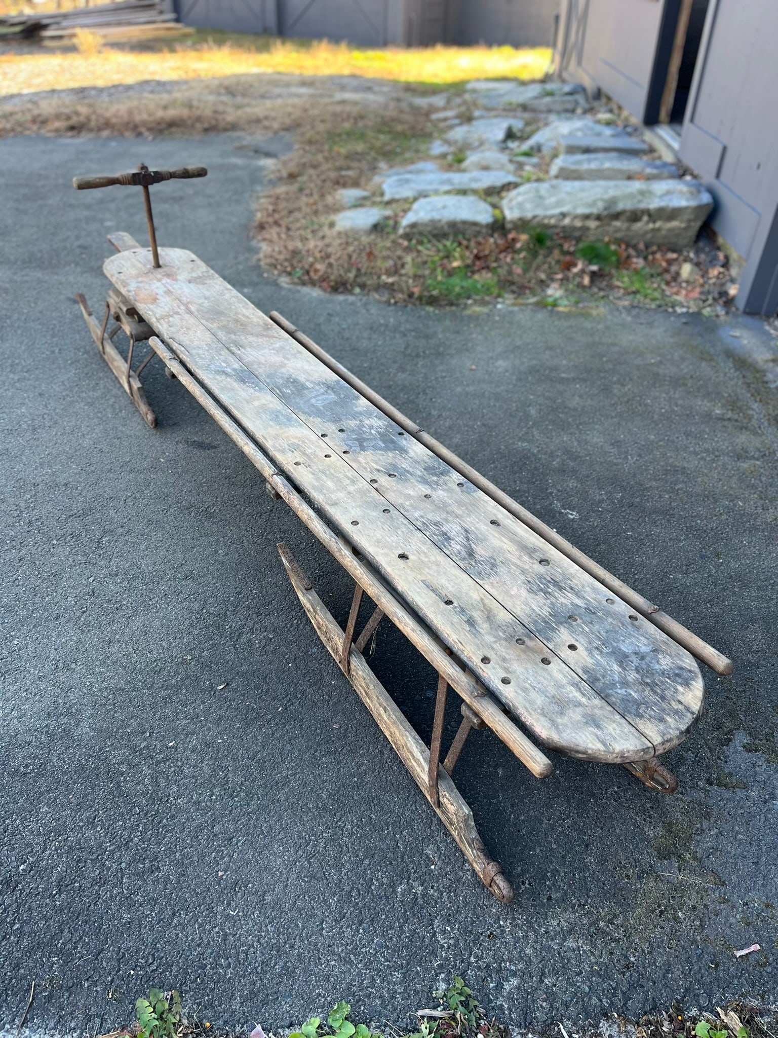 Early Racing Bobsled, Circa 1900 - 3