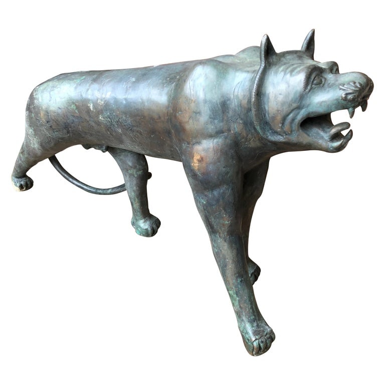 Bronze Cat Statue, Phyllis Morris (1 of 4)