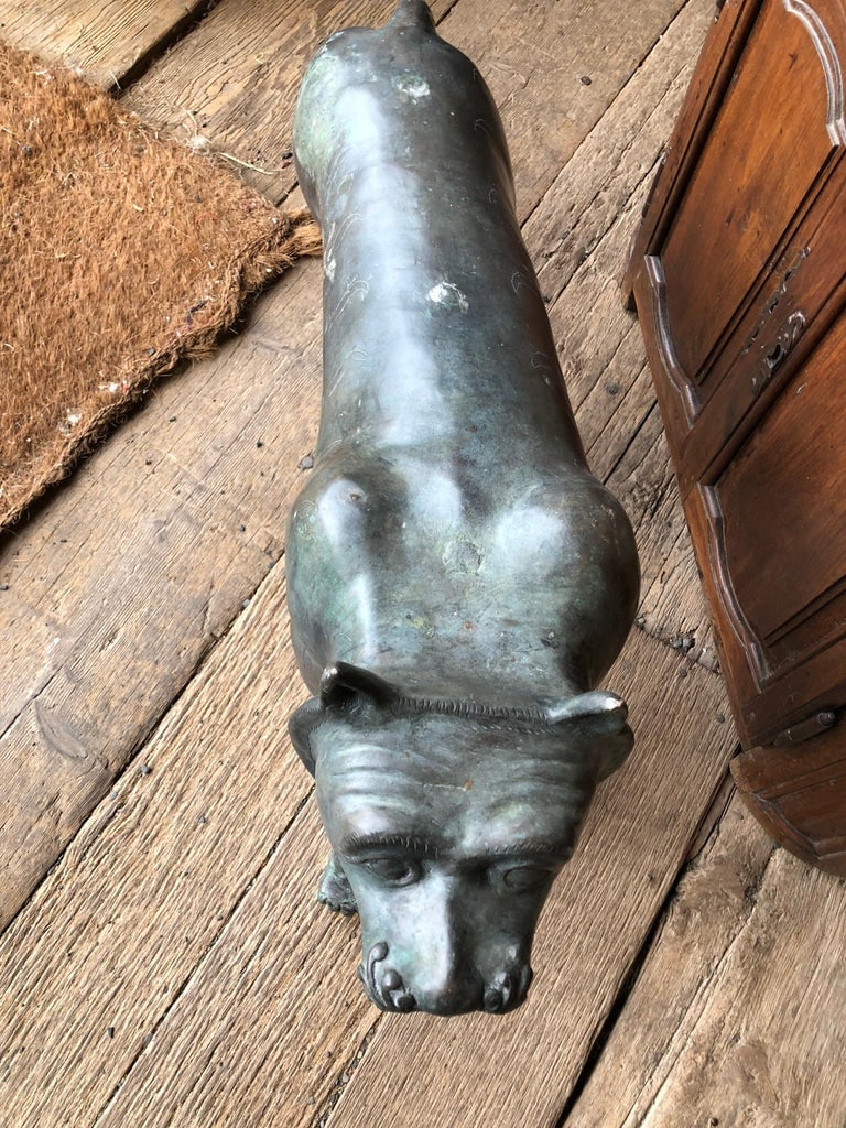 Bronze Cat Statue, Phyllis Morris - 2