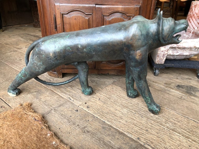 Bronze Cat Statue, Phyllis Morris - 3