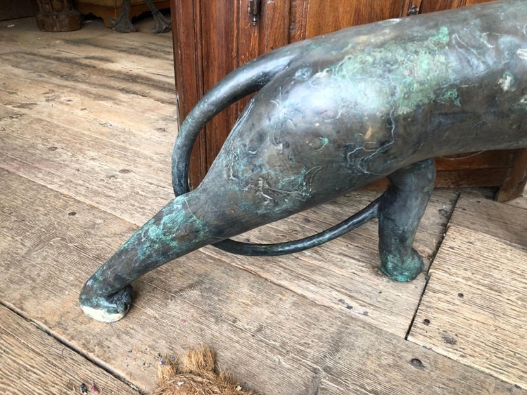 Bronze Cat Statue, Phyllis Morris - 4