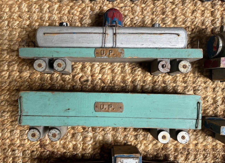 Depression Era Folk-Art Train Set - 2