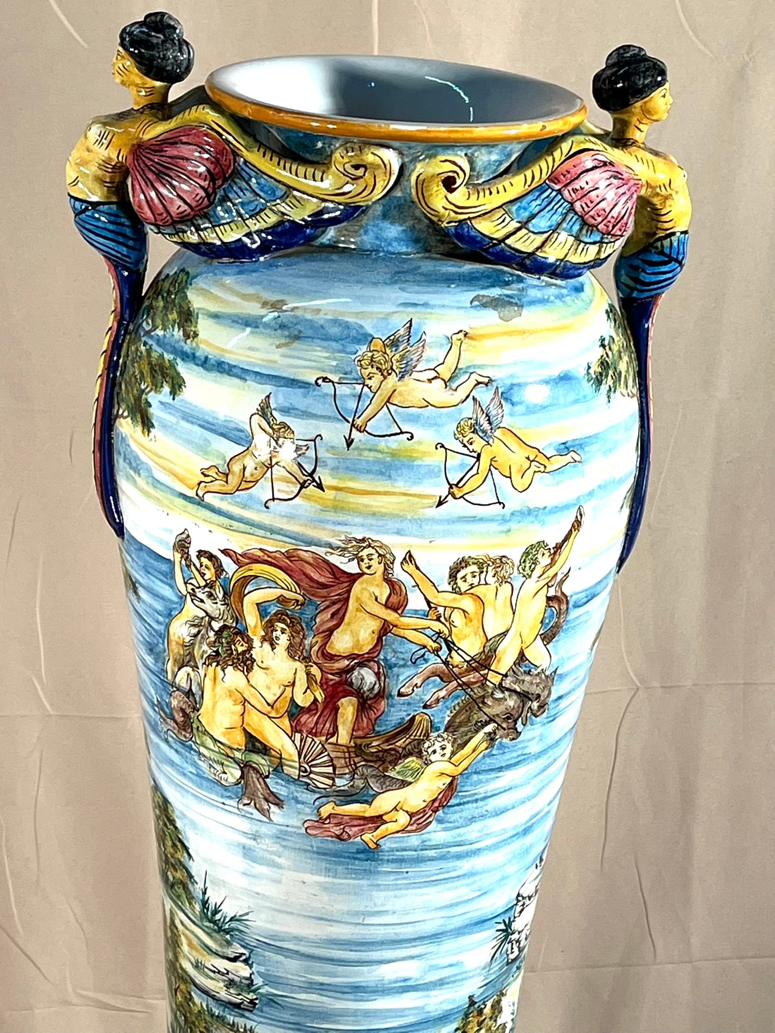 Large Capodimonte Vase - 2