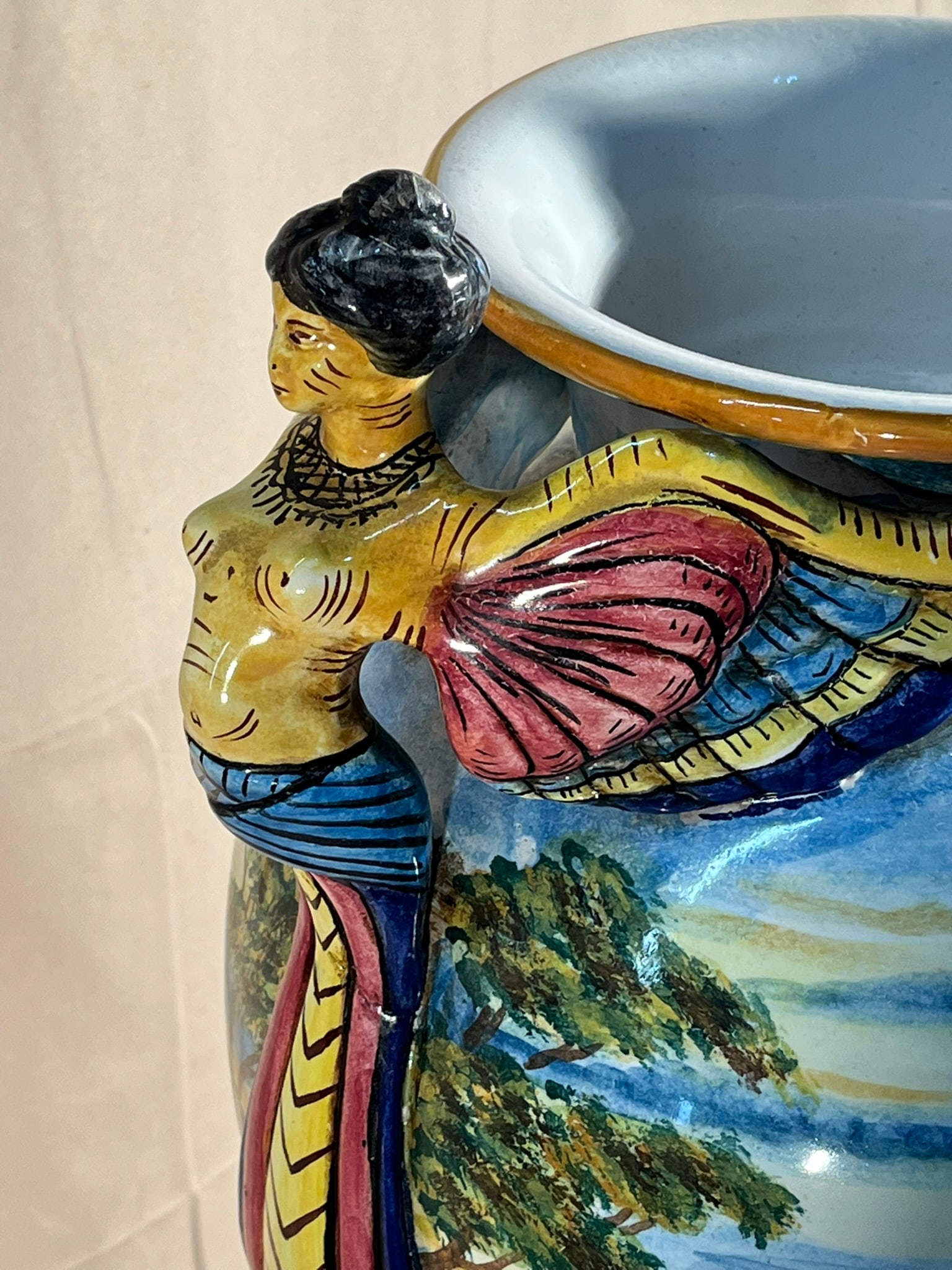 Large Capodimonte Vase - 3
