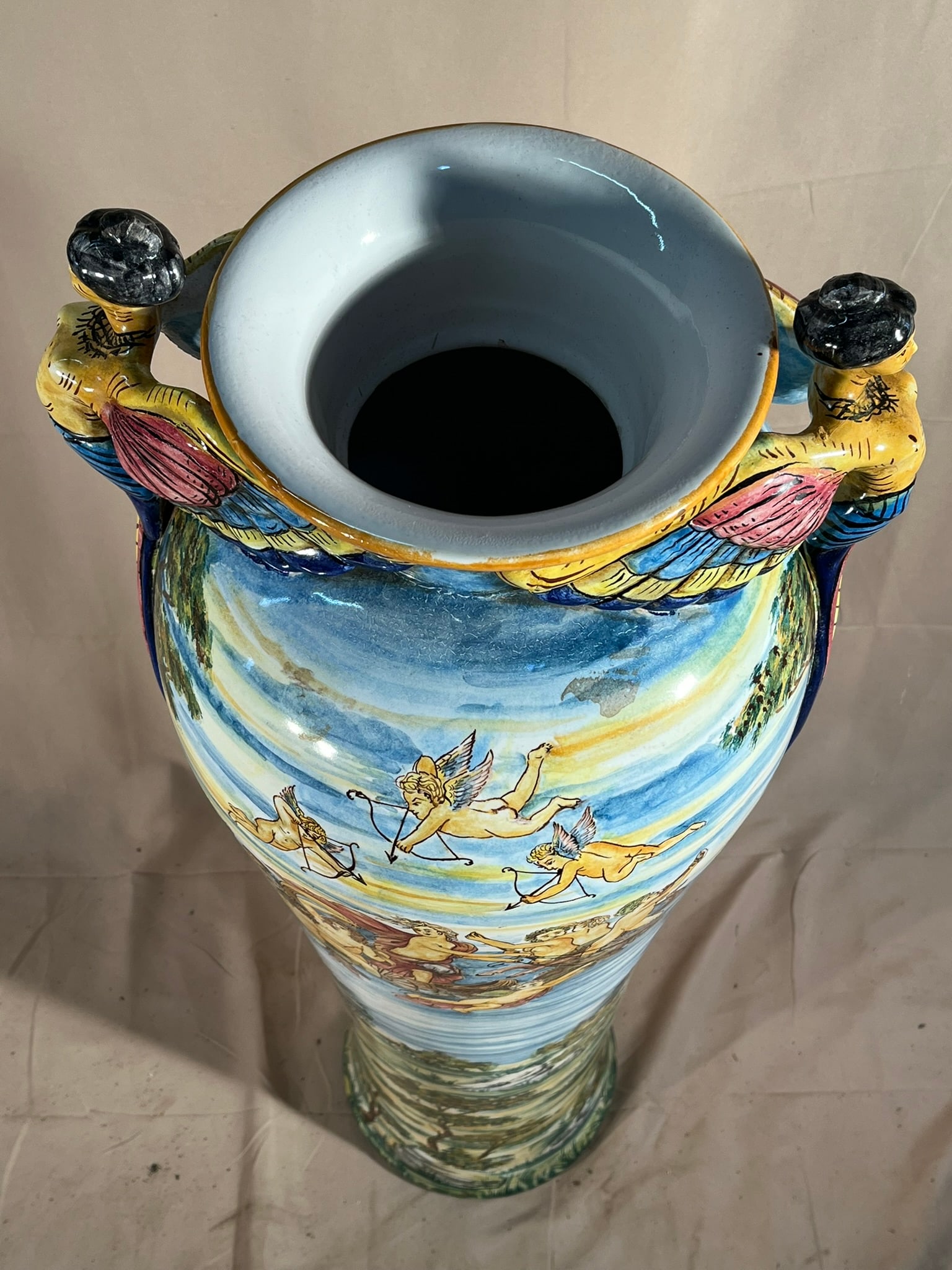 Large Capodimonte Vase - 4