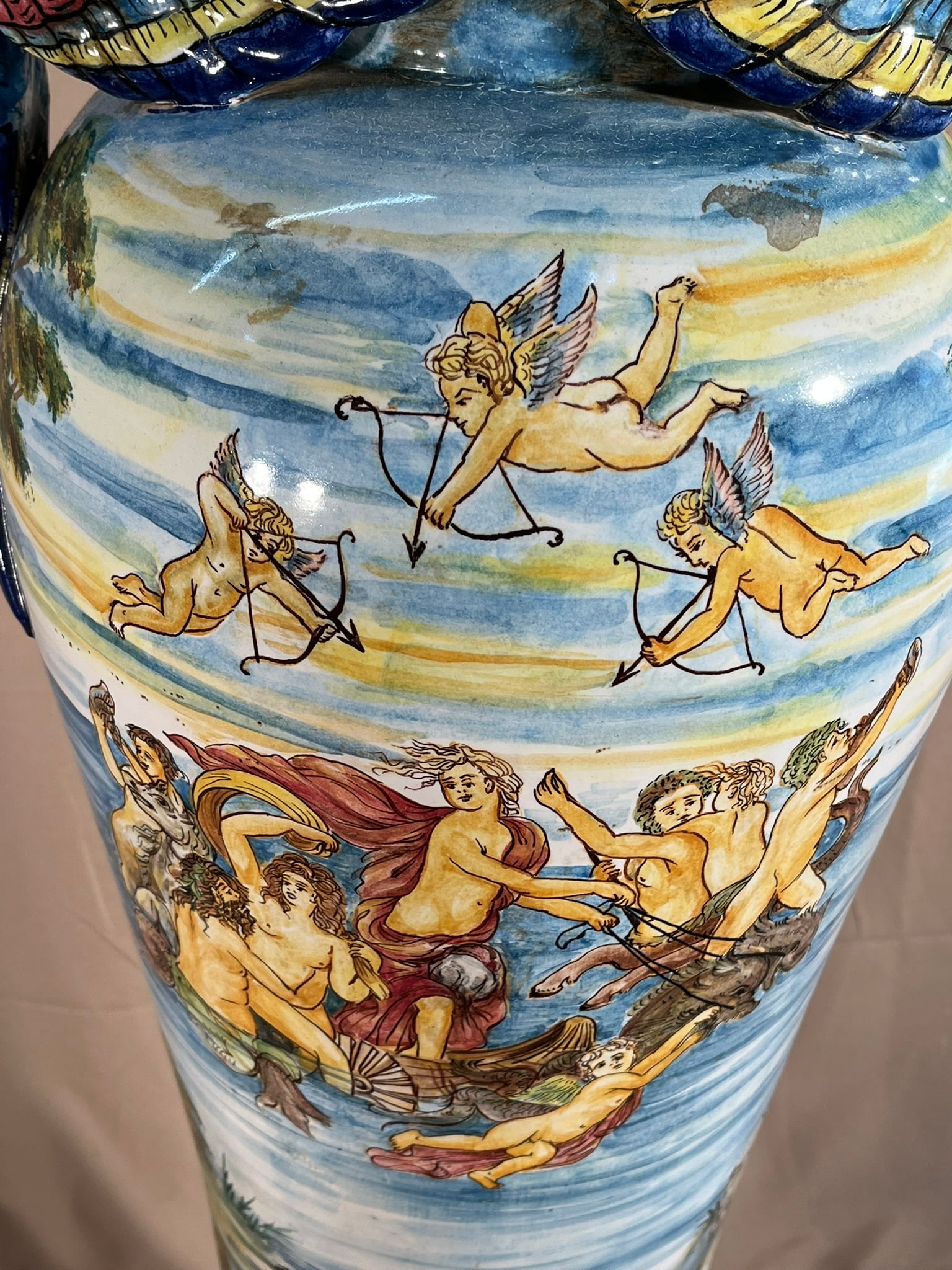 Large Capodimonte Vase - 5