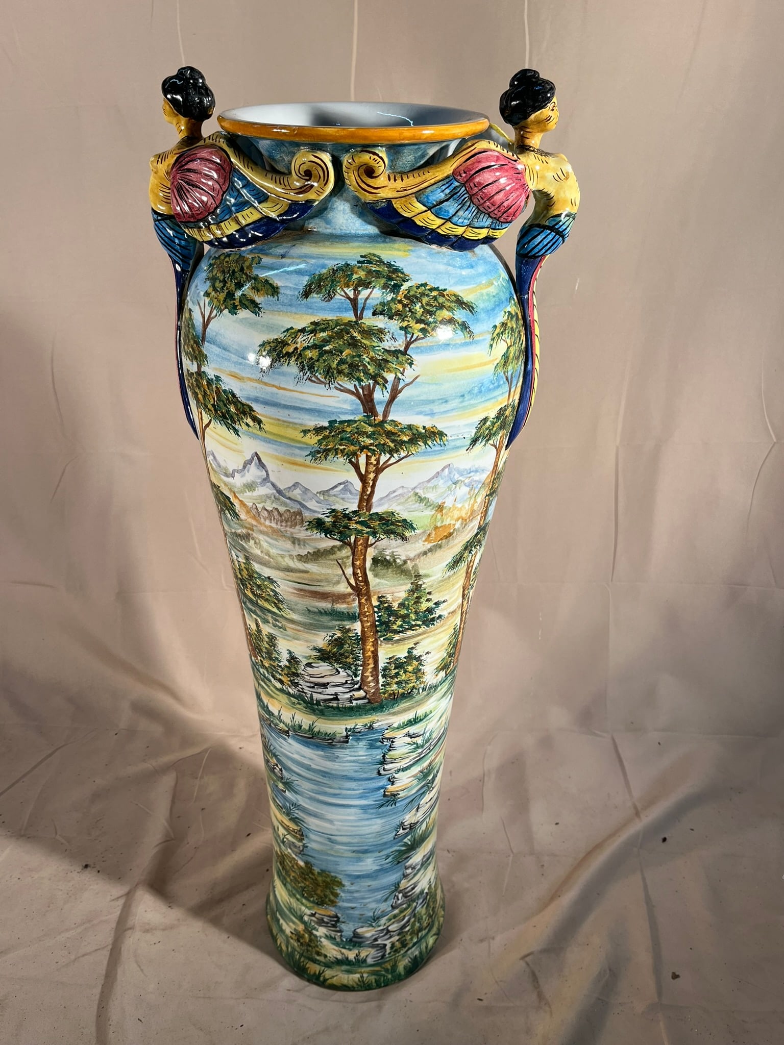 Large Capodimonte Vase - 6