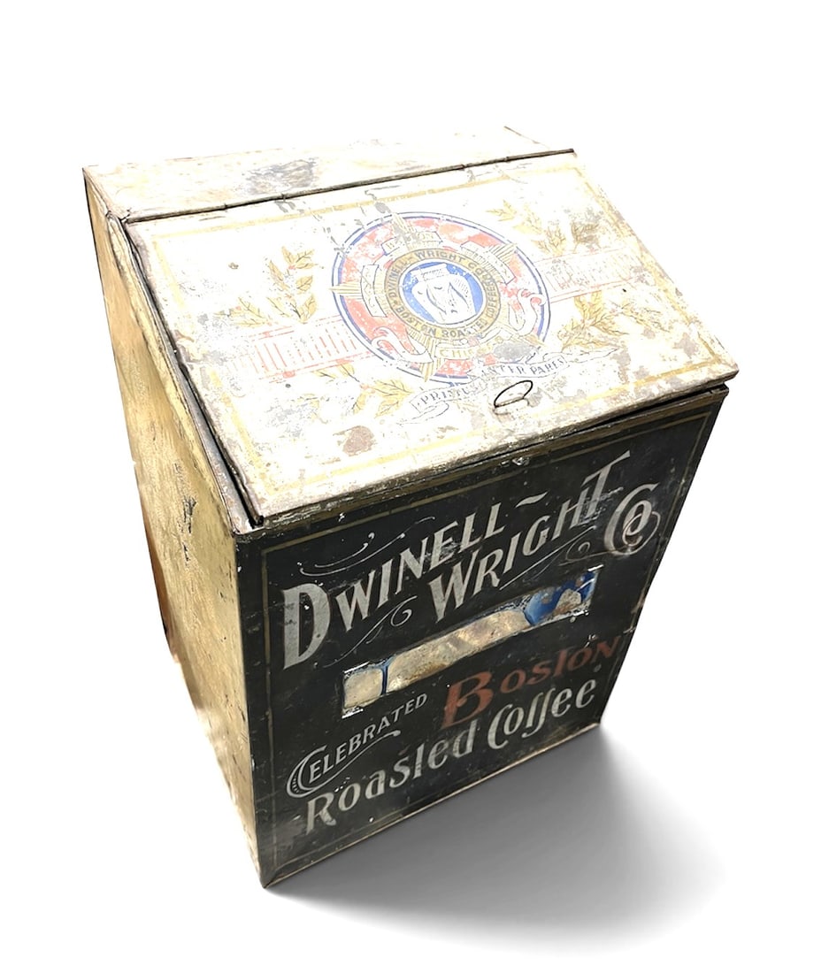 Antique Tin Coffee Box - 2