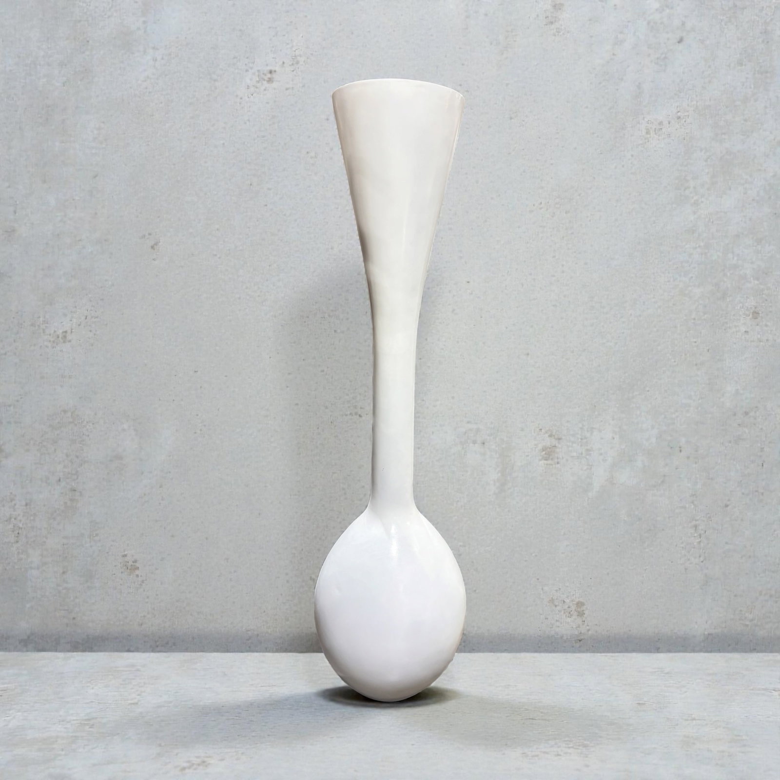 Giant Fiberglass Vase: A giant decorative fiberglass vase, 20th century. 21" dia. x 77" h