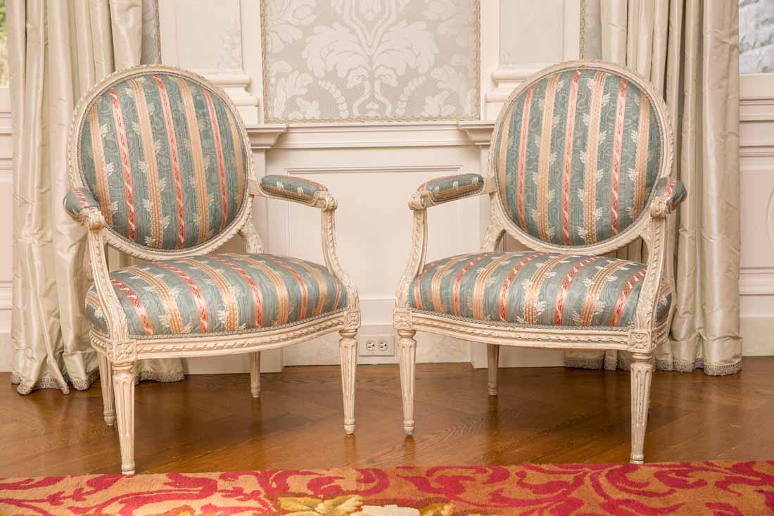 Pair of 18th c. French Fauteuils (1 of 13)